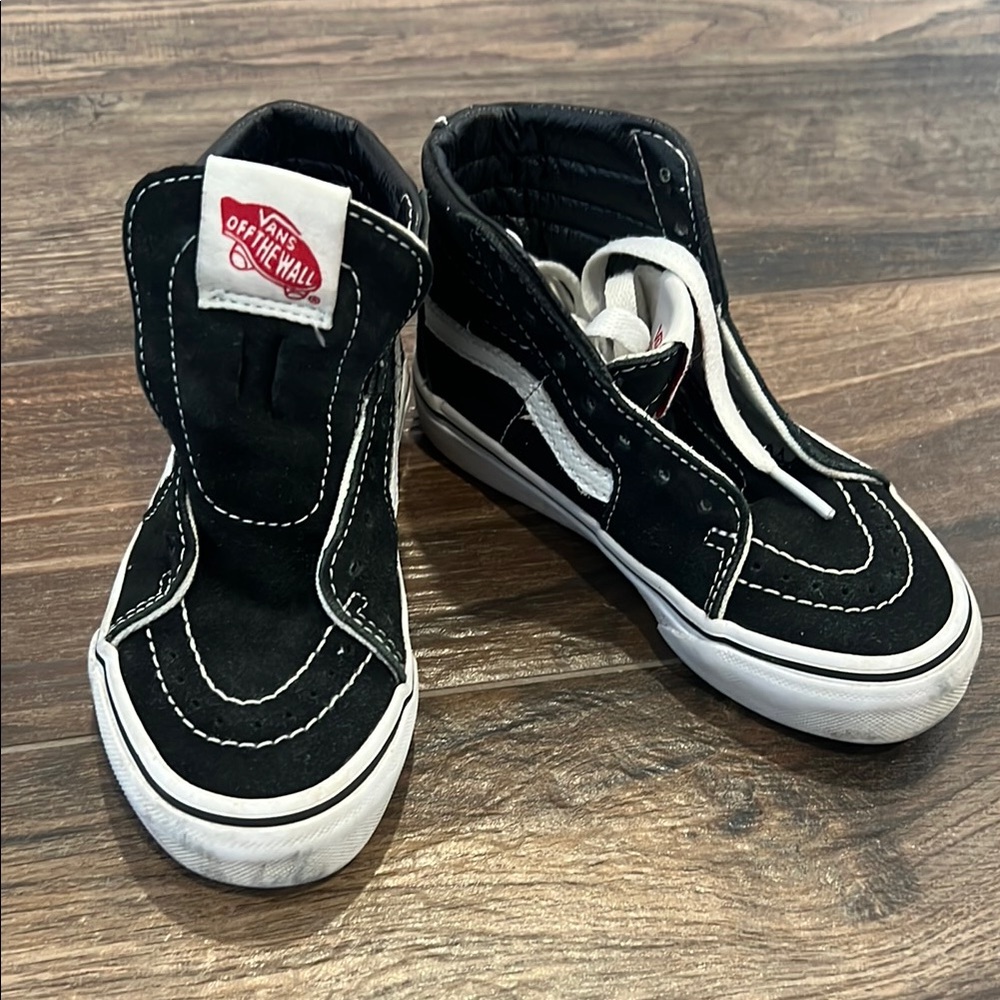 Vans Kids Black High-Top Sneakers